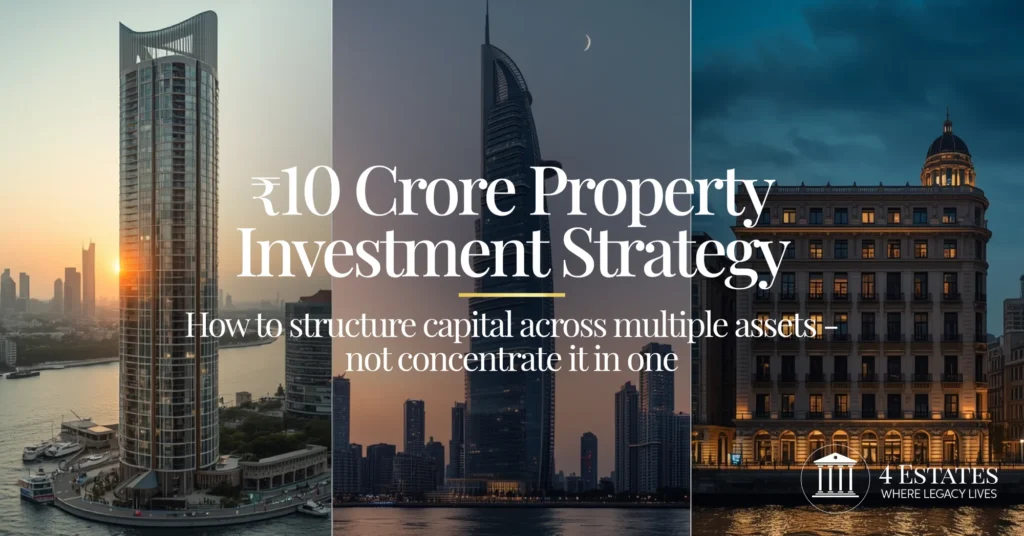 ₹10 crore property investment strategy — how to structure capital across multiple assets not concentrate it, by 4 Estates