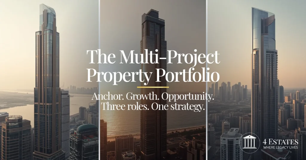 The multi-project property portfolio — Anchor Growth Opportunity three roles one strategy for UHNI investors by 4 Estates