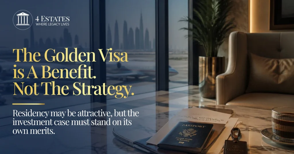 Branded residences in Dubai and the UAE Golden Visa: a residency and travel scene, advisory by 4 Estates